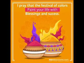 Holi Wishes: I pray that the fest