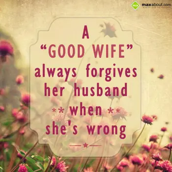 Funny Wishes: A good wife always f