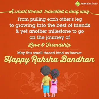 Rakhi Wishes: A small thread trave