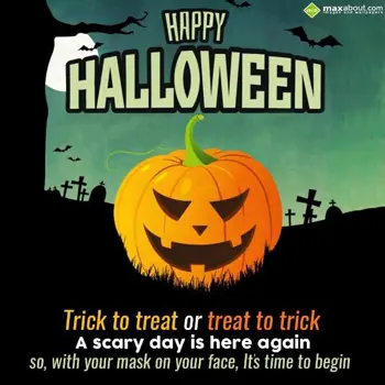 Halloween Wishes: Trick to treat or tr