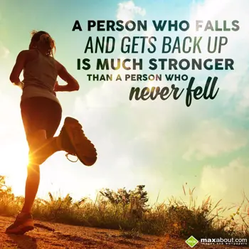 Encouragement Wishes: A person who falls
