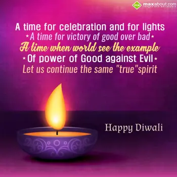 Diwali Wishes: A time for celebrati