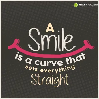 Smile Wishes: A smile is a curve t