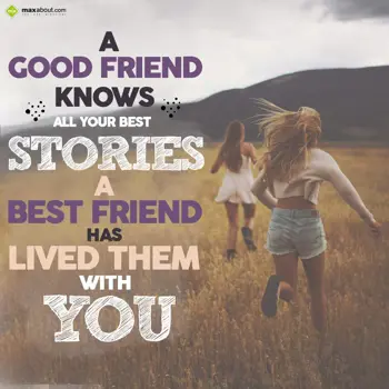 Best Friends Wishes: A good friend knows 