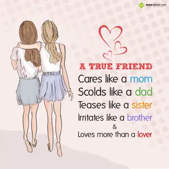 Friends Wishes: A true friend cares 