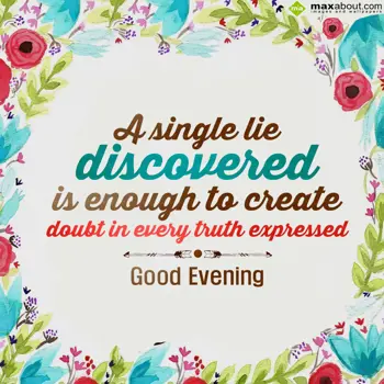 Evening Wishes: A single lie discove