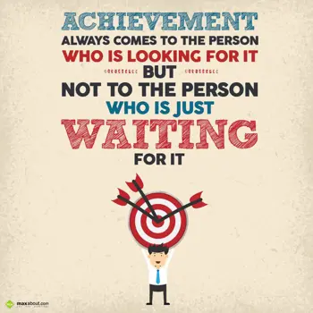 Encouragement Wishes: Achievement always c