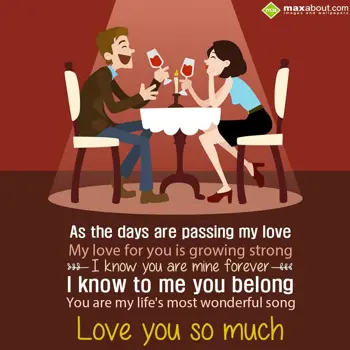 Love Wishes: As the days are pass