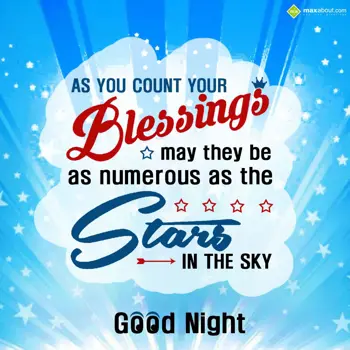 Good Night Wishes: As you count your bl