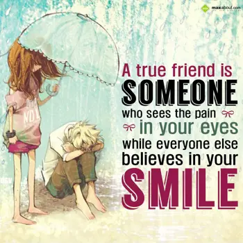 Friendship Wishes: A true friend is som