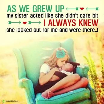 Sister Wishes: As we grew up, my si