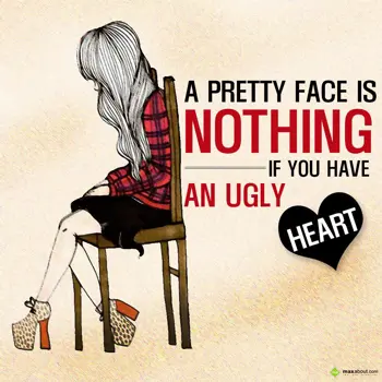 Quotes Wishes: A pretty face is not