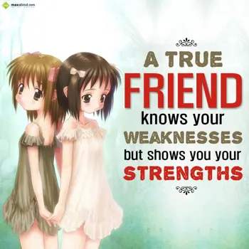 Friendship Wishes: A true friend knows 