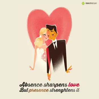 Quotes Wishes: Absence sharpens lov