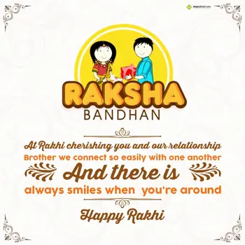 Rakhi Wishes: At Rakhi cherishing 