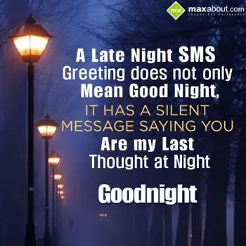 Sweet Good Night Wishes: A Late Night SMS Gre