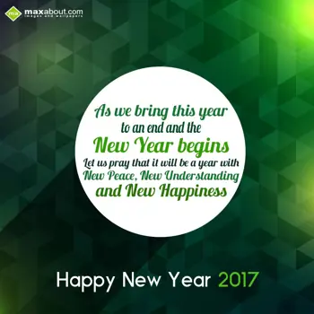 New Year Wishes Wishes: As we bring this yea