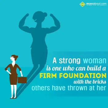 Motivational Wishes: A Strong Woman Is On