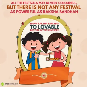 Rakhi Wishes: All the festivals ma