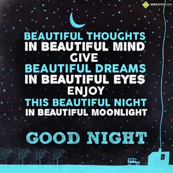 Good Night Wishes: Beautiful thoughts i