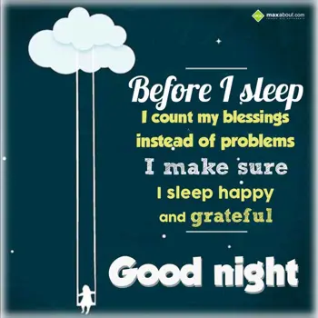 Good Night Wishes: Before I sleep
I co