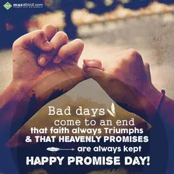 Promise Day Wishes: Bad days come to an 