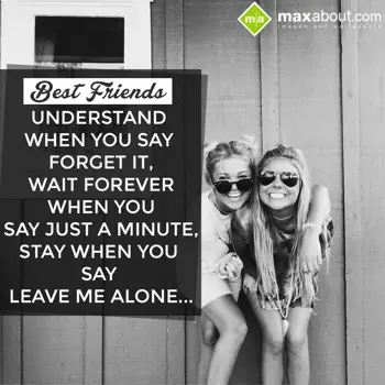 Best Friends Wishes: Best friends underst