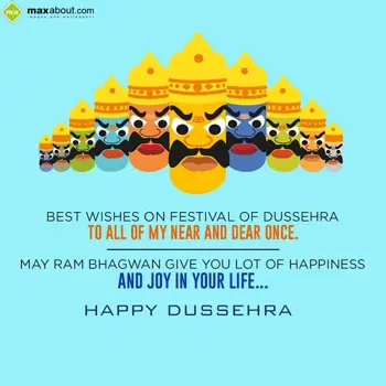 Dussehra Wishes: Best wishes on festi