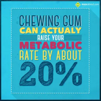 Human Body Facts Wishes: Chewing gum can actu