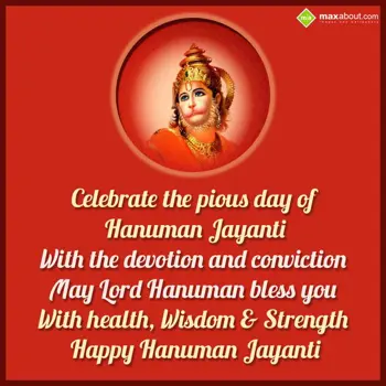 Hanuman Jayanti Wishes: Celebrate the pious 