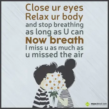 Funny Love Wishes: Close ur eyes relax 