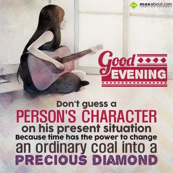 Evening Wishes: Don't guess a person