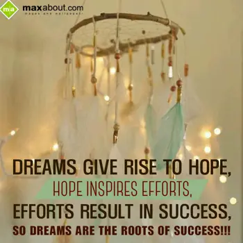 Dream Wishes: Dreams Give Rise To 