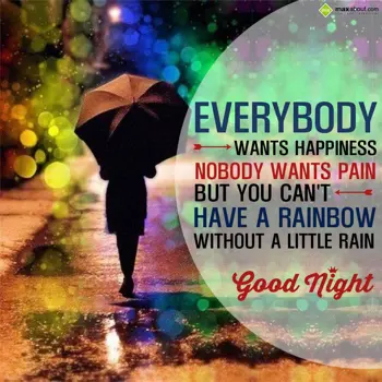 Good Night Wishes: Everybody wants happ