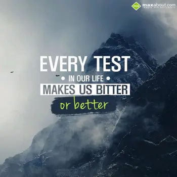 Advice Wishes: EVERY TEST
IN OUR L