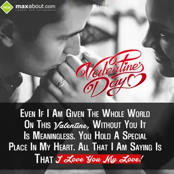 Valentine for Boyfriend Wishes: Even If I Am Given,
