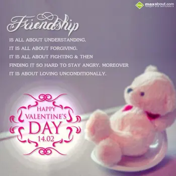 Valentine Wishes Wishes: Friendship is all ab