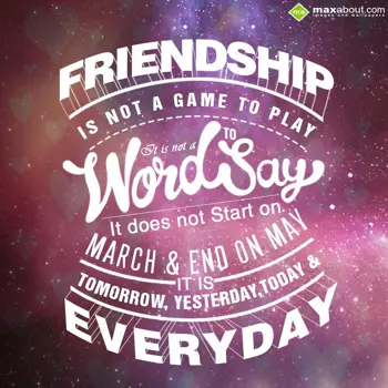 Friendship Wishes: Friendship is not a 