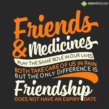 Friendship Wishes: Friends & Medicines 