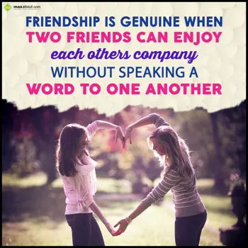 Friendship Wishes: Friendship is genuin