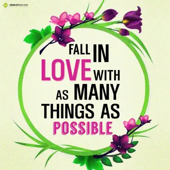 Quotes Wishes: Fall in love with as