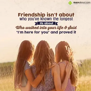 Friends Wishes: Friendship isn't abo