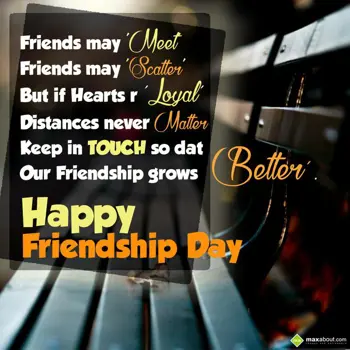 Friendship Day Wishes: Friends may 'Meet'
