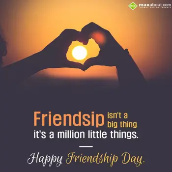 Friendship Day Wishes: Friendship is not a 