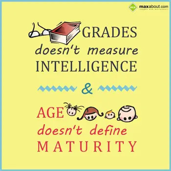 Inspirational Quotes Wishes: Grades doesnot measu