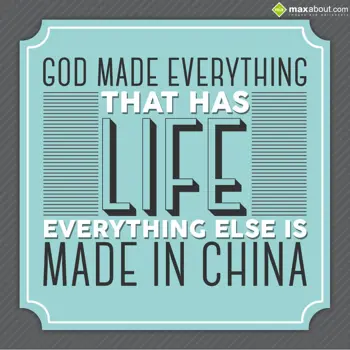 Funny Wishes: God made everything 