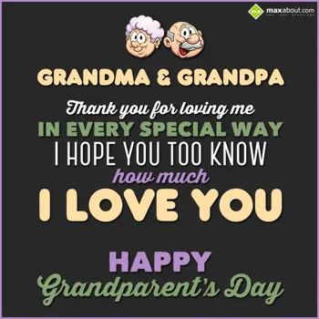 Grandparents Day Wishes: Grandma & Grandpa, 
