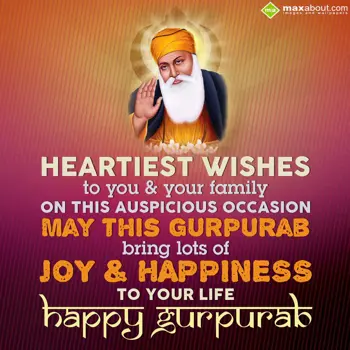 Gurpurab Wishes: Heartiest wishes to 