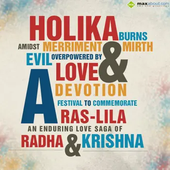 Holi Poems Wishes: Holika burns amidst 