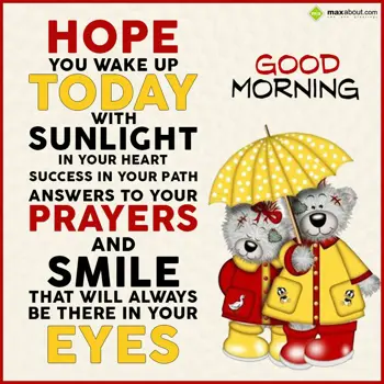 Good Morning Wishes: Hope you wake up tod